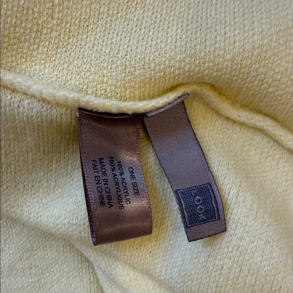 Yellow Ruffled Wrap Shawl - Picture 2 of 2